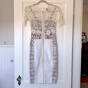 Off white “beguile” dress by Byron Lars